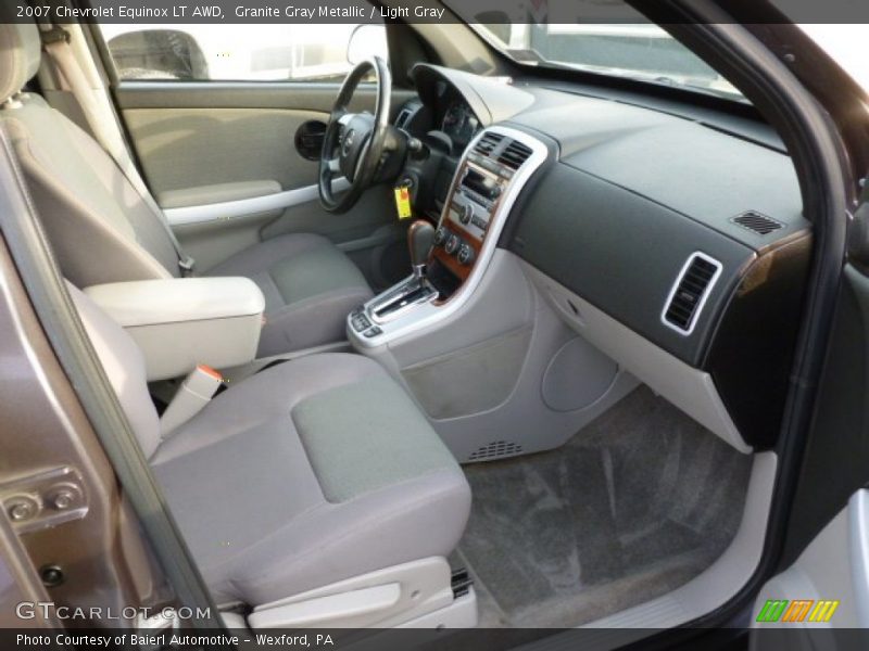 Granite Gray Metallic / Light Gray 2007 Chevrolet Equinox LT AWD