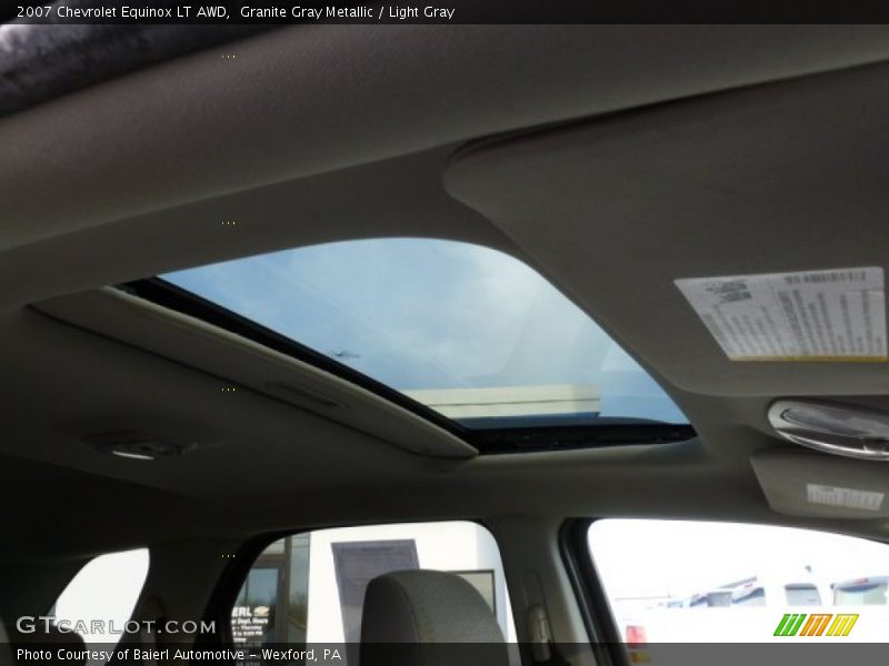 Granite Gray Metallic / Light Gray 2007 Chevrolet Equinox LT AWD