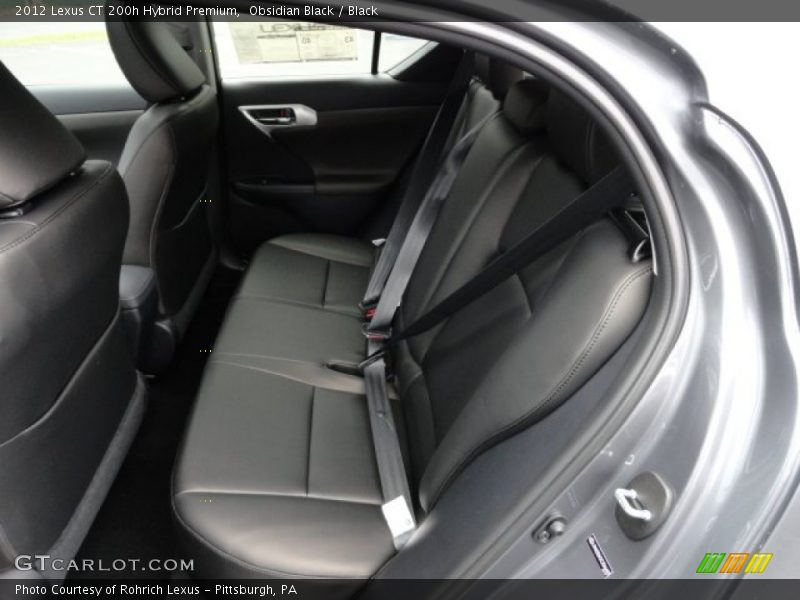  2012 CT 200h Hybrid Premium Black Interior