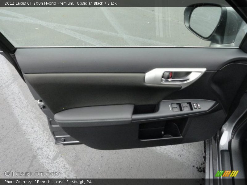 Obsidian Black / Black 2012 Lexus CT 200h Hybrid Premium