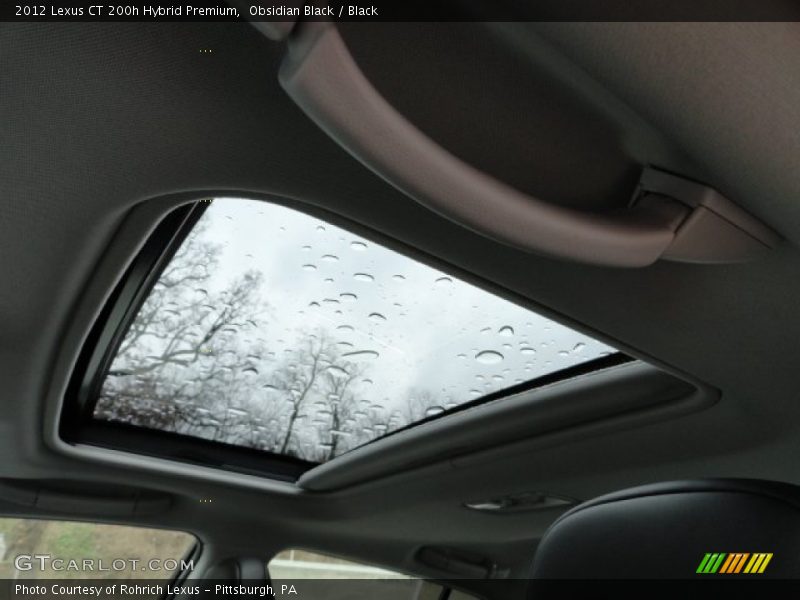 Obsidian Black / Black 2012 Lexus CT 200h Hybrid Premium