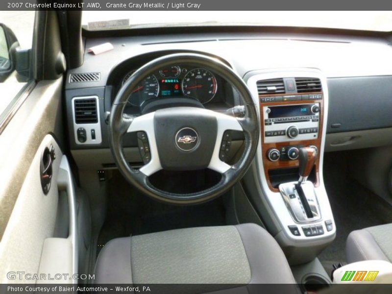 Granite Gray Metallic / Light Gray 2007 Chevrolet Equinox LT AWD