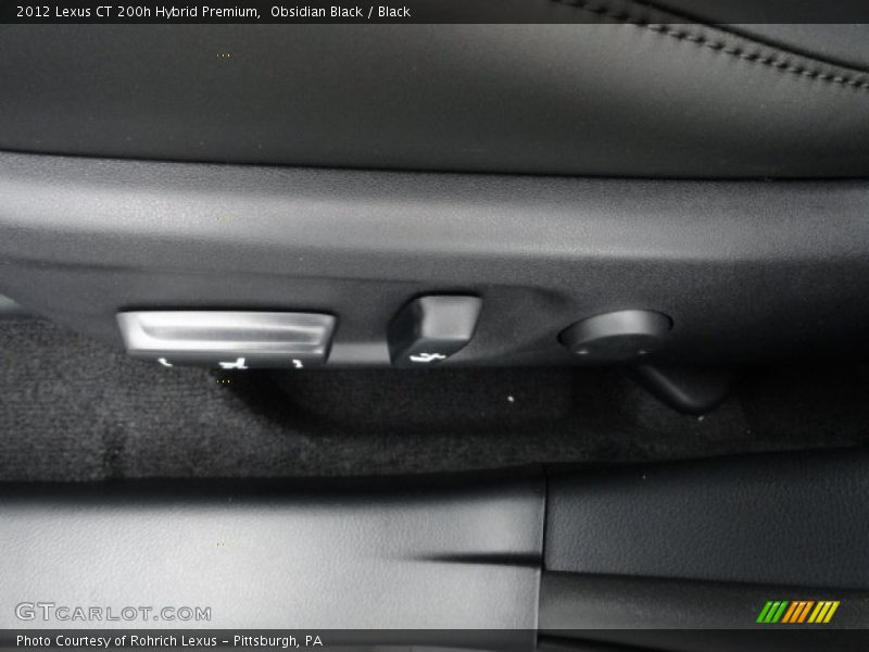 Obsidian Black / Black 2012 Lexus CT 200h Hybrid Premium