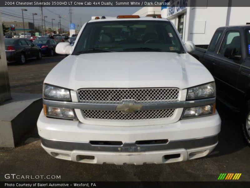 Summit White / Dark Charcoal 2004 Chevrolet Silverado 3500HD LT Crew Cab 4x4 Dually