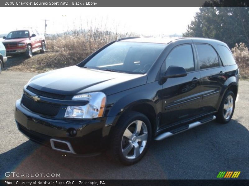 Black / Ebony 2008 Chevrolet Equinox Sport AWD