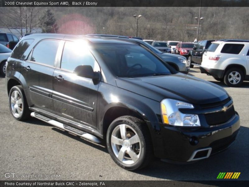 Black / Ebony 2008 Chevrolet Equinox Sport AWD