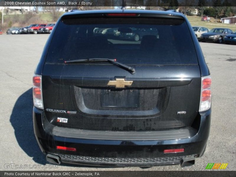 Black / Ebony 2008 Chevrolet Equinox Sport AWD