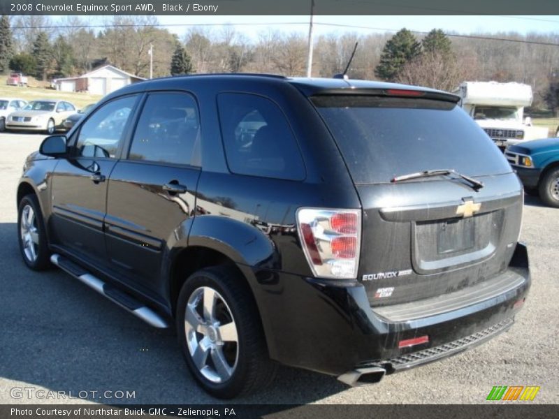 Black / Ebony 2008 Chevrolet Equinox Sport AWD