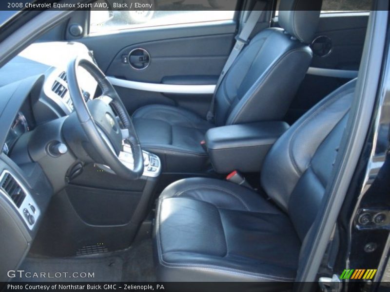  2008 Equinox Sport AWD Ebony Interior