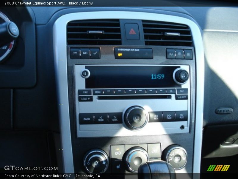 Black / Ebony 2008 Chevrolet Equinox Sport AWD