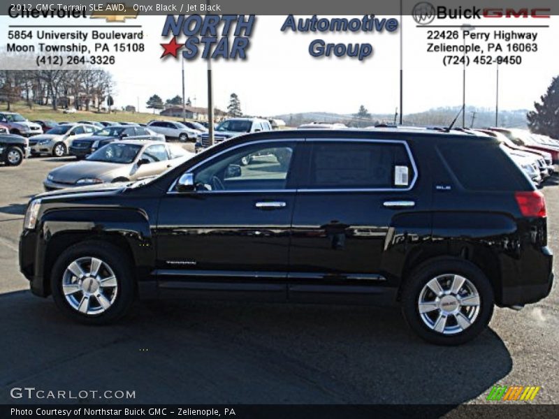 Onyx Black / Jet Black 2012 GMC Terrain SLE AWD