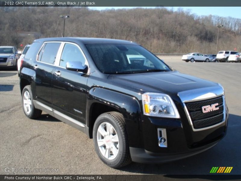 Onyx Black / Jet Black 2012 GMC Terrain SLE AWD