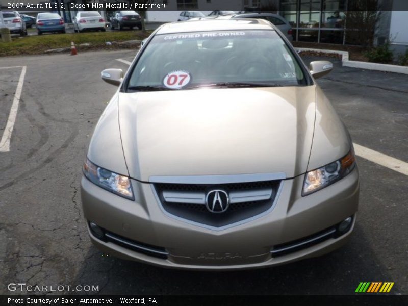 Desert Mist Metallic / Parchment 2007 Acura TL 3.2