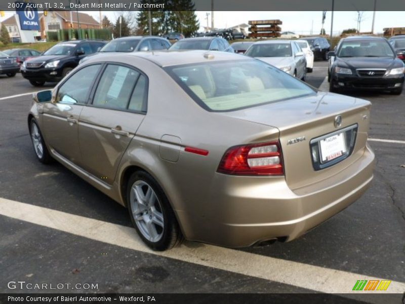 Desert Mist Metallic / Parchment 2007 Acura TL 3.2