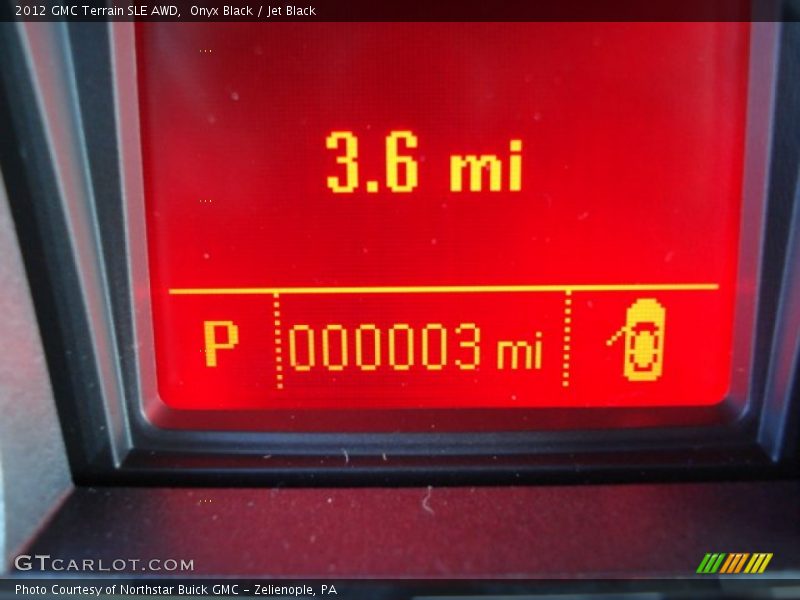 Onyx Black / Jet Black 2012 GMC Terrain SLE AWD