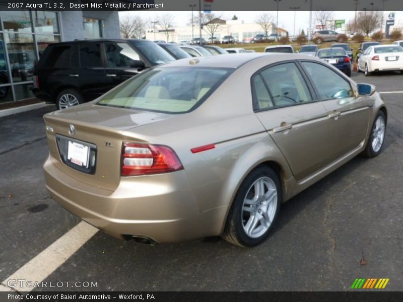 Desert Mist Metallic / Parchment 2007 Acura TL 3.2