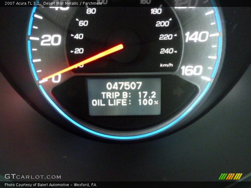 Desert Mist Metallic / Parchment 2007 Acura TL 3.2