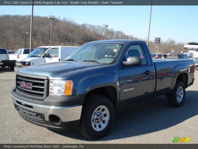 Stealth Gray Metallic / Dark Titanium 2012 GMC Sierra 2500HD Regular Cab 4x4