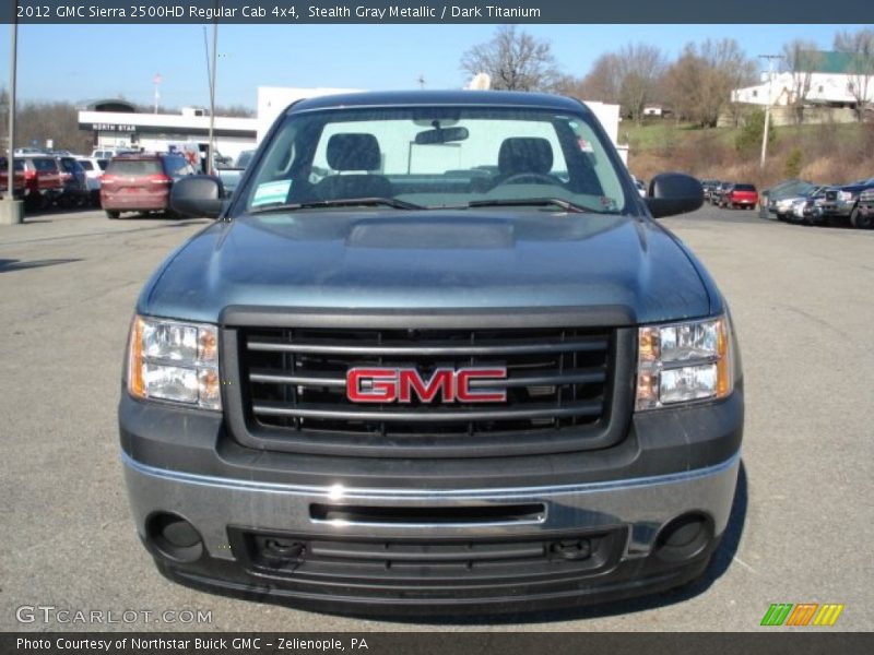 Stealth Gray Metallic / Dark Titanium 2012 GMC Sierra 2500HD Regular Cab 4x4