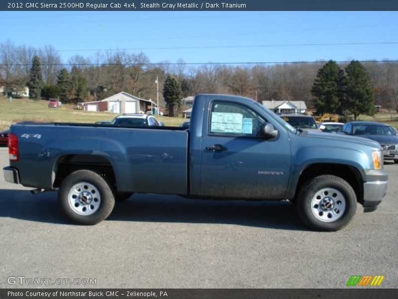 Stealth Gray Metallic / Dark Titanium 2012 GMC Sierra 2500HD Regular Cab 4x4