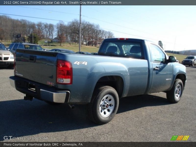 Stealth Gray Metallic / Dark Titanium 2012 GMC Sierra 2500HD Regular Cab 4x4