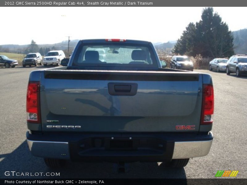 Stealth Gray Metallic / Dark Titanium 2012 GMC Sierra 2500HD Regular Cab 4x4