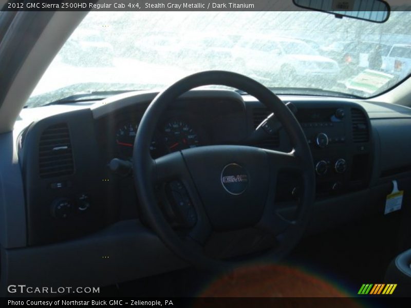 Stealth Gray Metallic / Dark Titanium 2012 GMC Sierra 2500HD Regular Cab 4x4