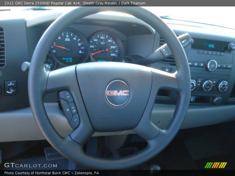 Stealth Gray Metallic / Dark Titanium 2012 GMC Sierra 2500HD Regular Cab 4x4