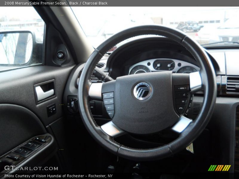 Black / Charcoal Black 2008 Mercury Sable Premier Sedan