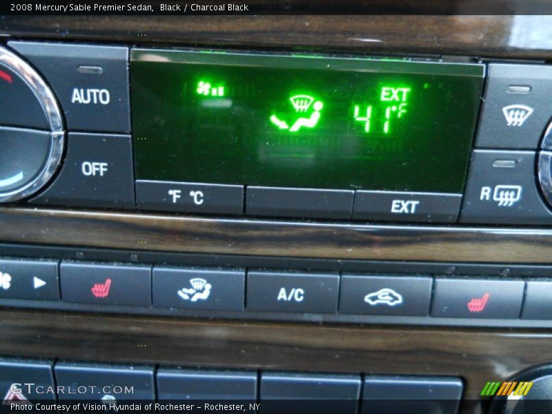 Black / Charcoal Black 2008 Mercury Sable Premier Sedan