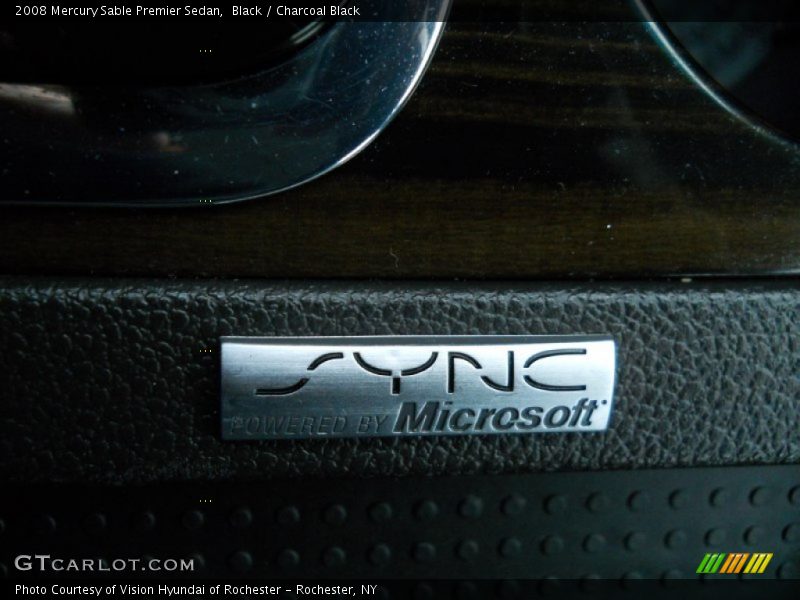 Black / Charcoal Black 2008 Mercury Sable Premier Sedan