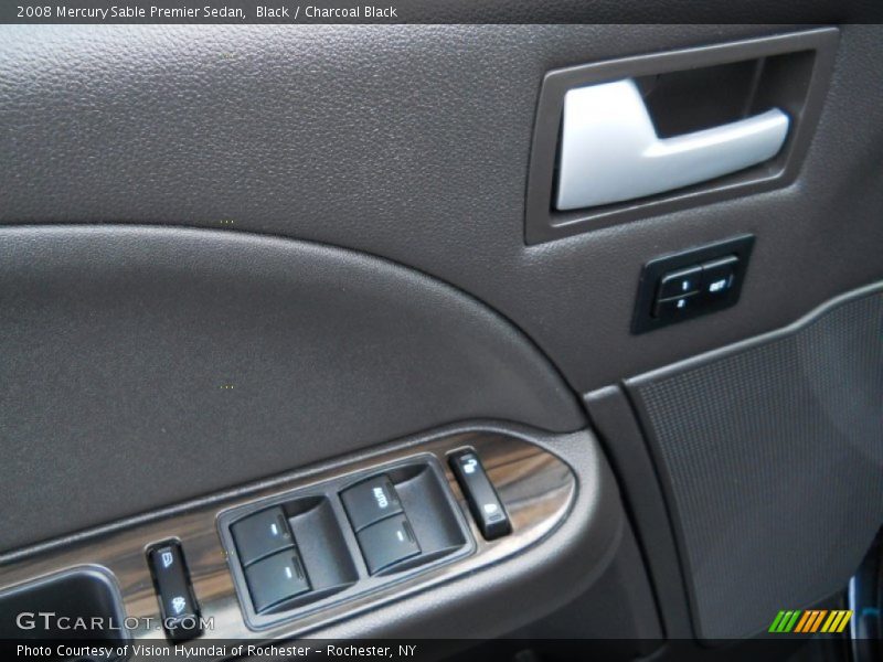 Black / Charcoal Black 2008 Mercury Sable Premier Sedan