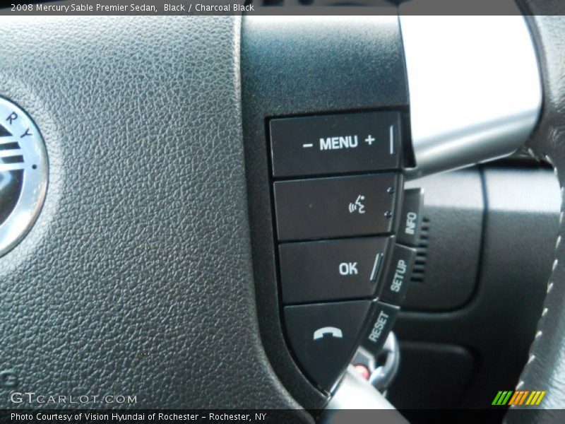 Black / Charcoal Black 2008 Mercury Sable Premier Sedan