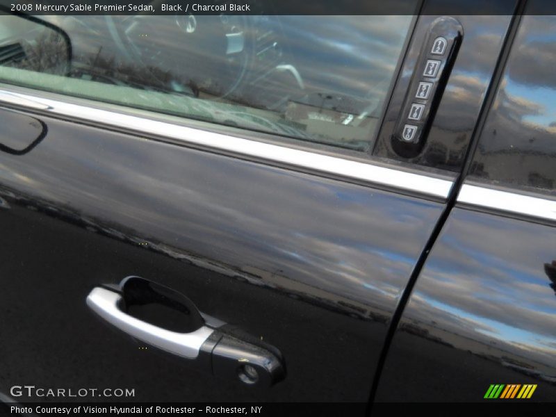 Black / Charcoal Black 2008 Mercury Sable Premier Sedan