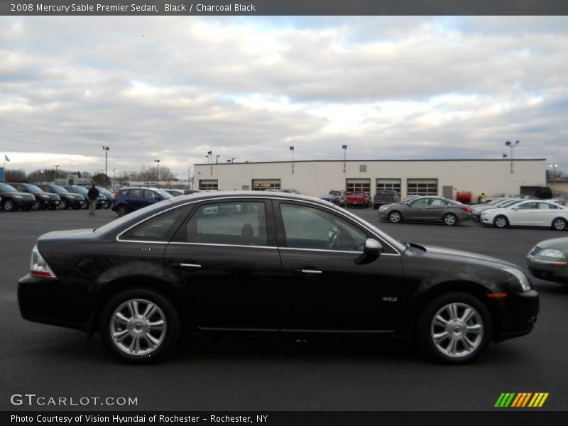 Black / Charcoal Black 2008 Mercury Sable Premier Sedan
