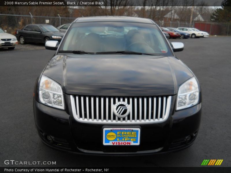 Black / Charcoal Black 2008 Mercury Sable Premier Sedan