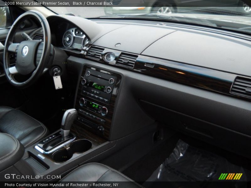 Black / Charcoal Black 2008 Mercury Sable Premier Sedan