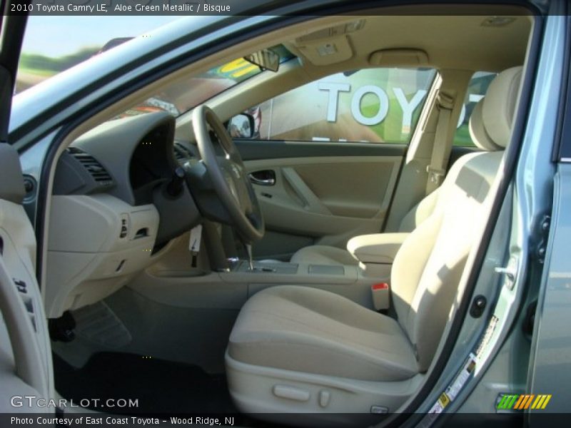 Aloe Green Metallic / Bisque 2010 Toyota Camry LE