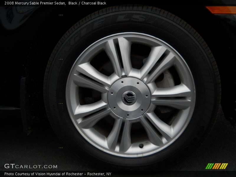 Black / Charcoal Black 2008 Mercury Sable Premier Sedan