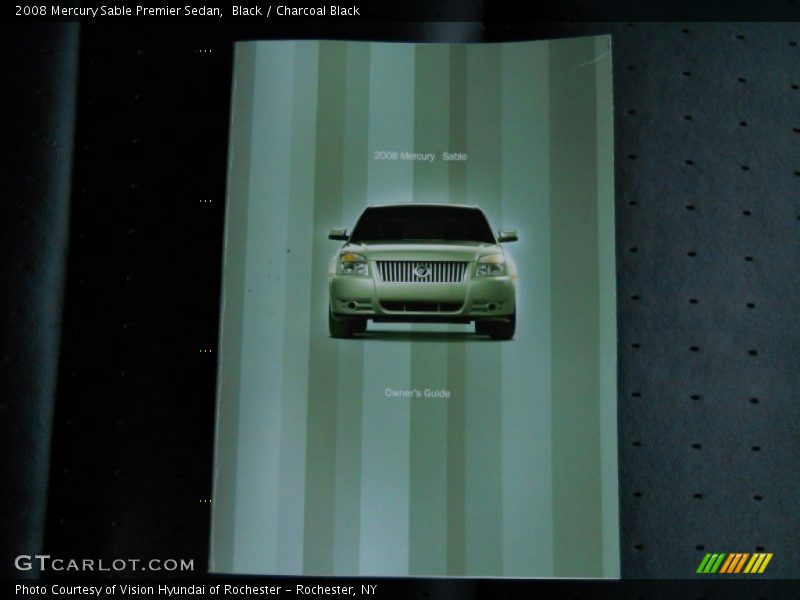 Black / Charcoal Black 2008 Mercury Sable Premier Sedan