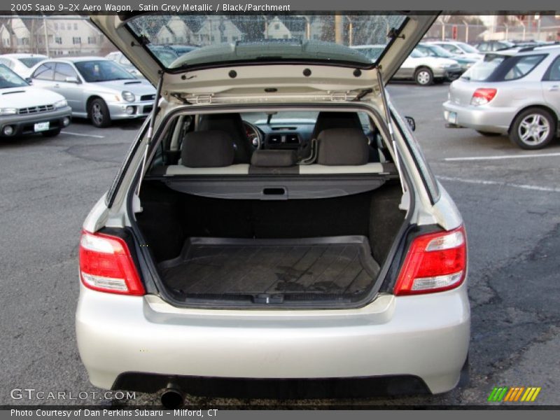 Satin Grey Metallic / Black/Parchment 2005 Saab 9-2X Aero Wagon