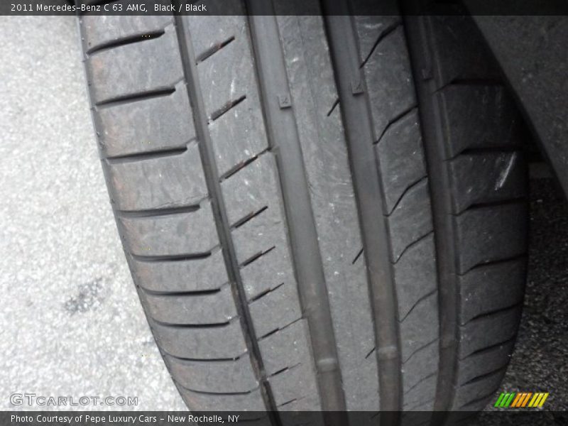 Black / Black 2011 Mercedes-Benz C 63 AMG