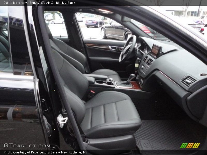 Black / Black 2011 Mercedes-Benz C 63 AMG