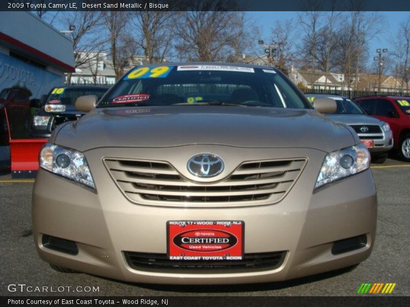 Desert Sand Metallic / Bisque 2009 Toyota Camry LE