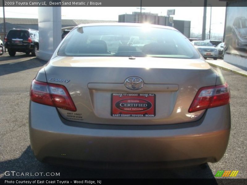 Desert Sand Metallic / Bisque 2009 Toyota Camry LE