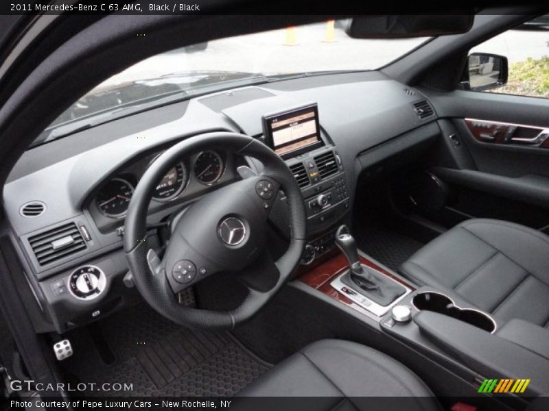 Black Interior - 2011 C 63 AMG 