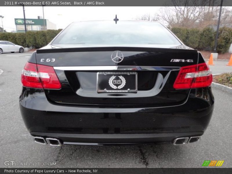 Black / AMG Black 2011 Mercedes-Benz E 63 AMG Sedan