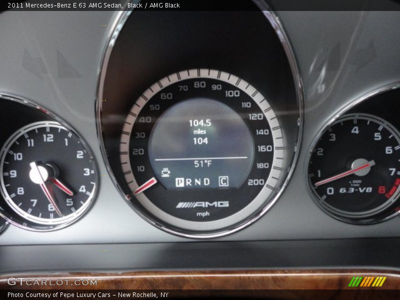  2011 E 63 AMG Sedan 63 AMG Sedan Gauges