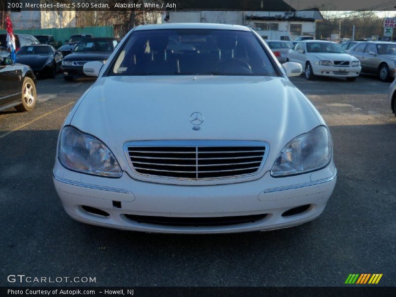 Alabaster White / Ash 2002 Mercedes-Benz S 500 Sedan