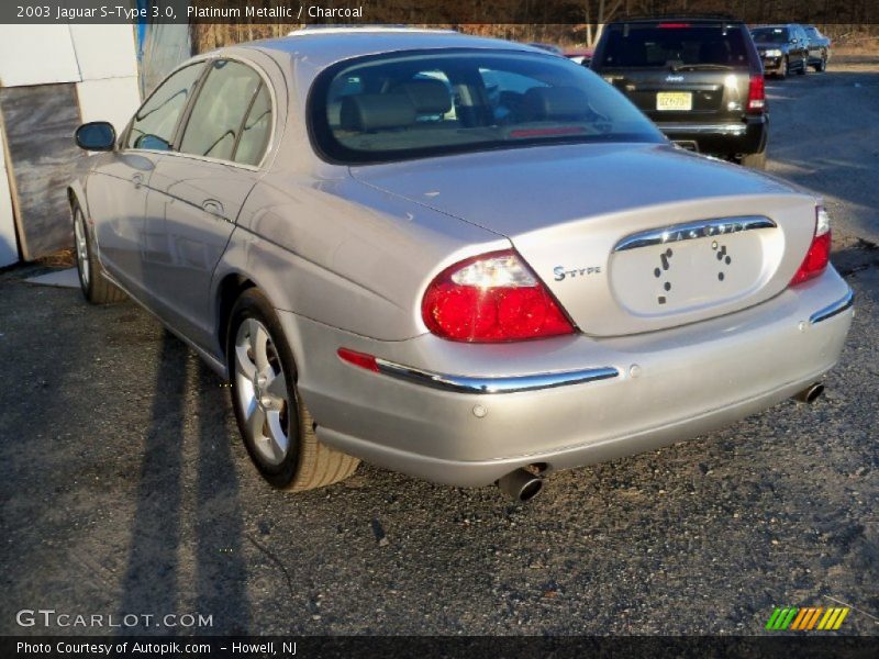 Platinum Metallic / Charcoal 2003 Jaguar S-Type 3.0